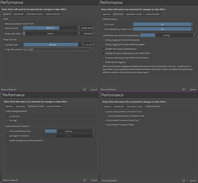 Performance - General -Advanced-Animation-Cache - Instant-Previw