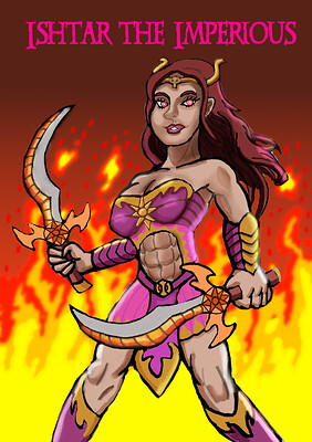 Ishtar Warrior Goddess Comic cover