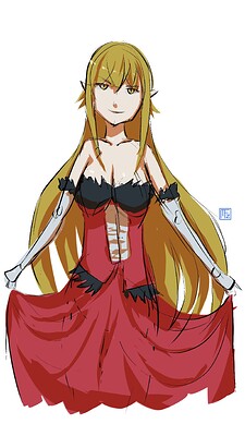 Sketch_fanart_Oshino_Shinobu_2