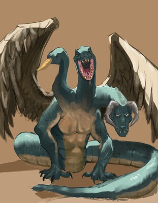 three headed chimera