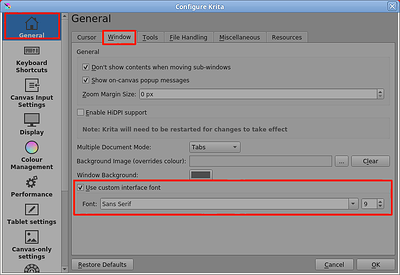 Custom Interface Font