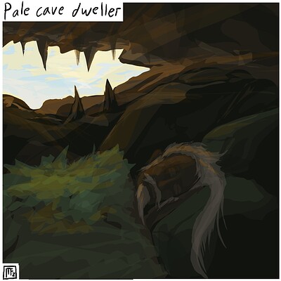 Pale_cave_dweller_Daily_Spitpaint
