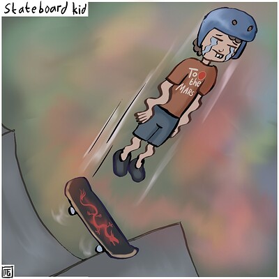 Skateboard_kid_Daily_Spitpaint