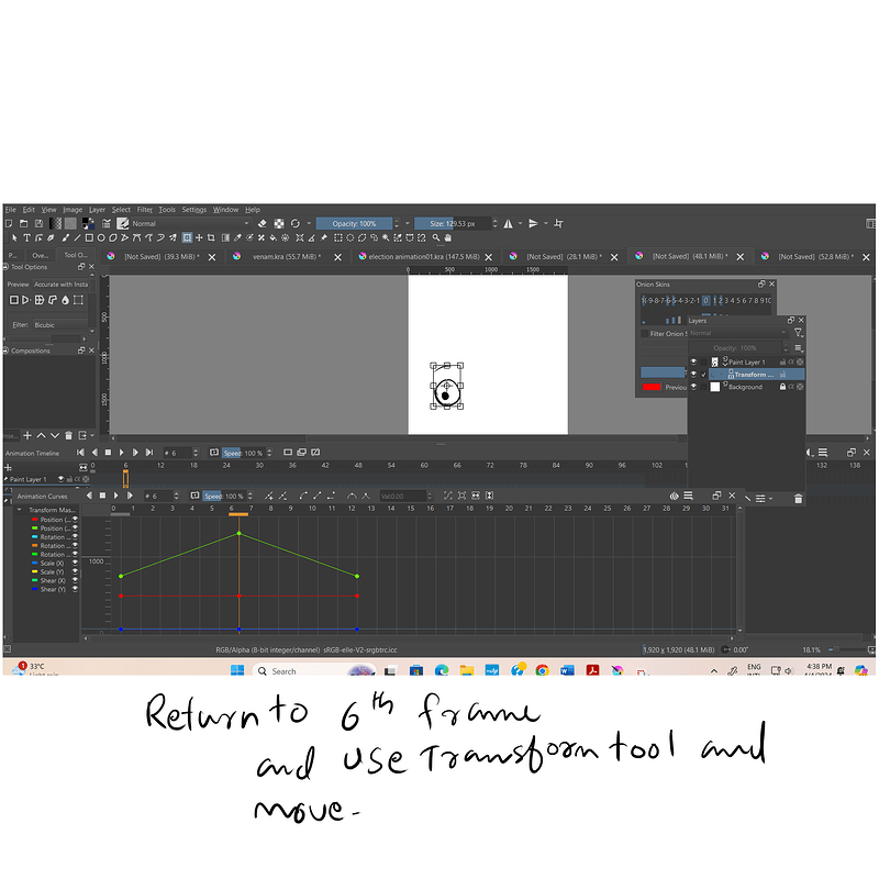 Animation curve not working properly - General Questions - Krita Artists