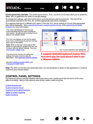 Intuos 4 Application-Profiles