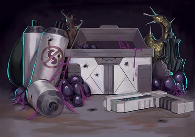 Still life from another world