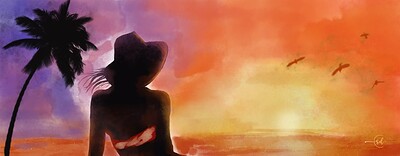 Krita Challenge 0525 Humongous Hats-Aquarelle splashesC