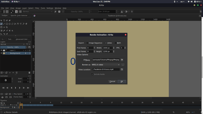 Can't render to mp4 - General Questions - Krita Artists