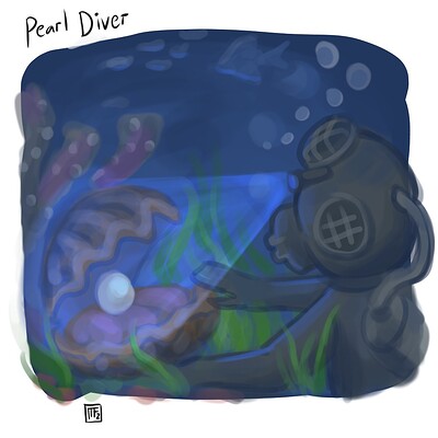 Pearl_Diver_Daily_Spitpaint