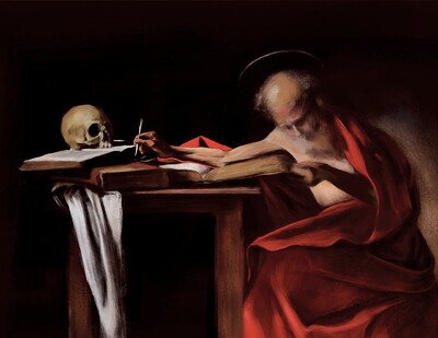 2025-06-27-caravaggio-st-jerome-study