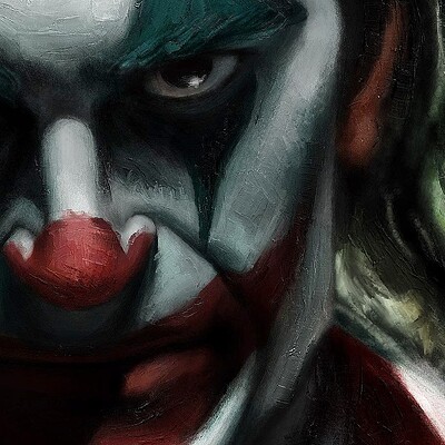 Joaquin Pheonix as Joker, Color Study for Halloween - 2024-11-01 @emarpiee - 3