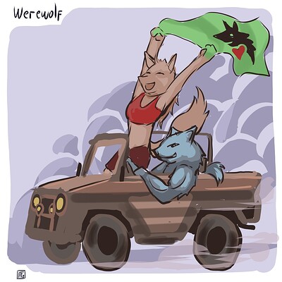 Werewolf_Daily_Spitpaint