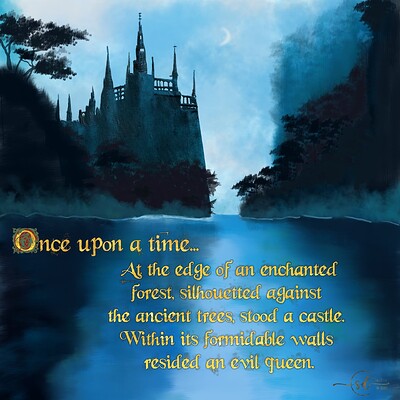 Krita Challenge 0425 Fairy Tale Castle