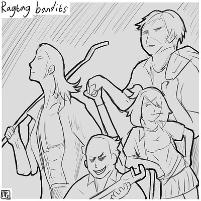 Ragtag_bandits_Daily_Spitpaint