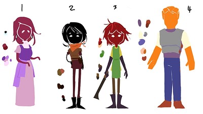 OCs as stickpeople_version 2