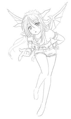 ヤギ悪魔っ子練習用