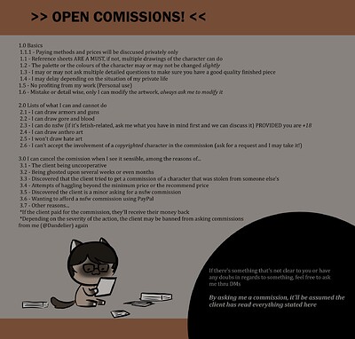 commission information