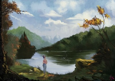 krita landscape