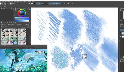 Crayons Working in Krita 5