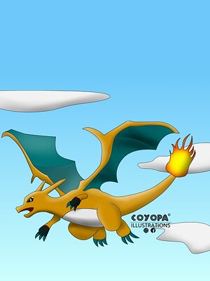 Charizard volante