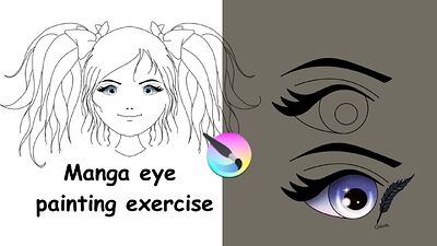 VIDEO 116 KRITA 5.0 EPISODE 19 MANGA CHIBI EYES