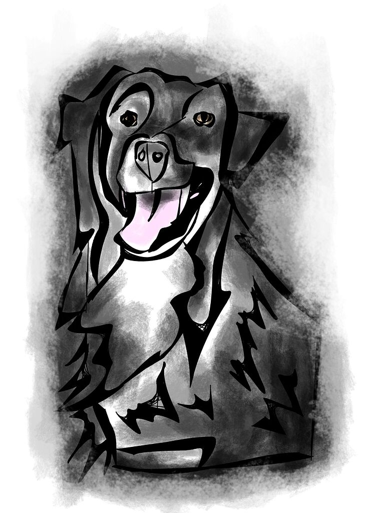A dog - Finished Artworks - Krita Artists