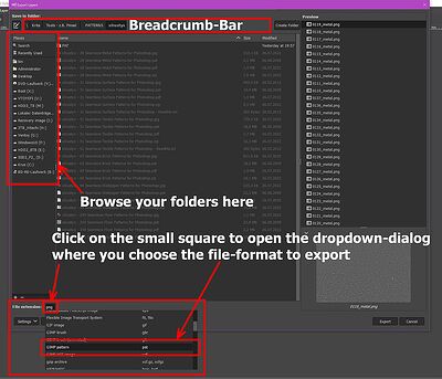 0-PAT-Export - Main-Dialog