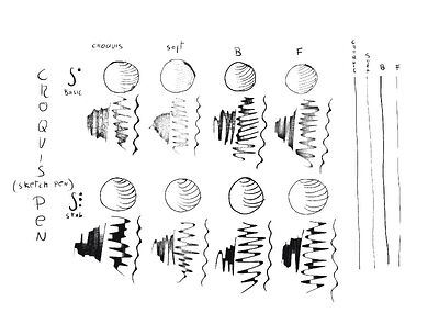 croquis pen