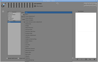 Filter Engine Brush Capabilities