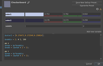seexpr screenshot