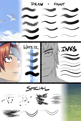 brush pack demos