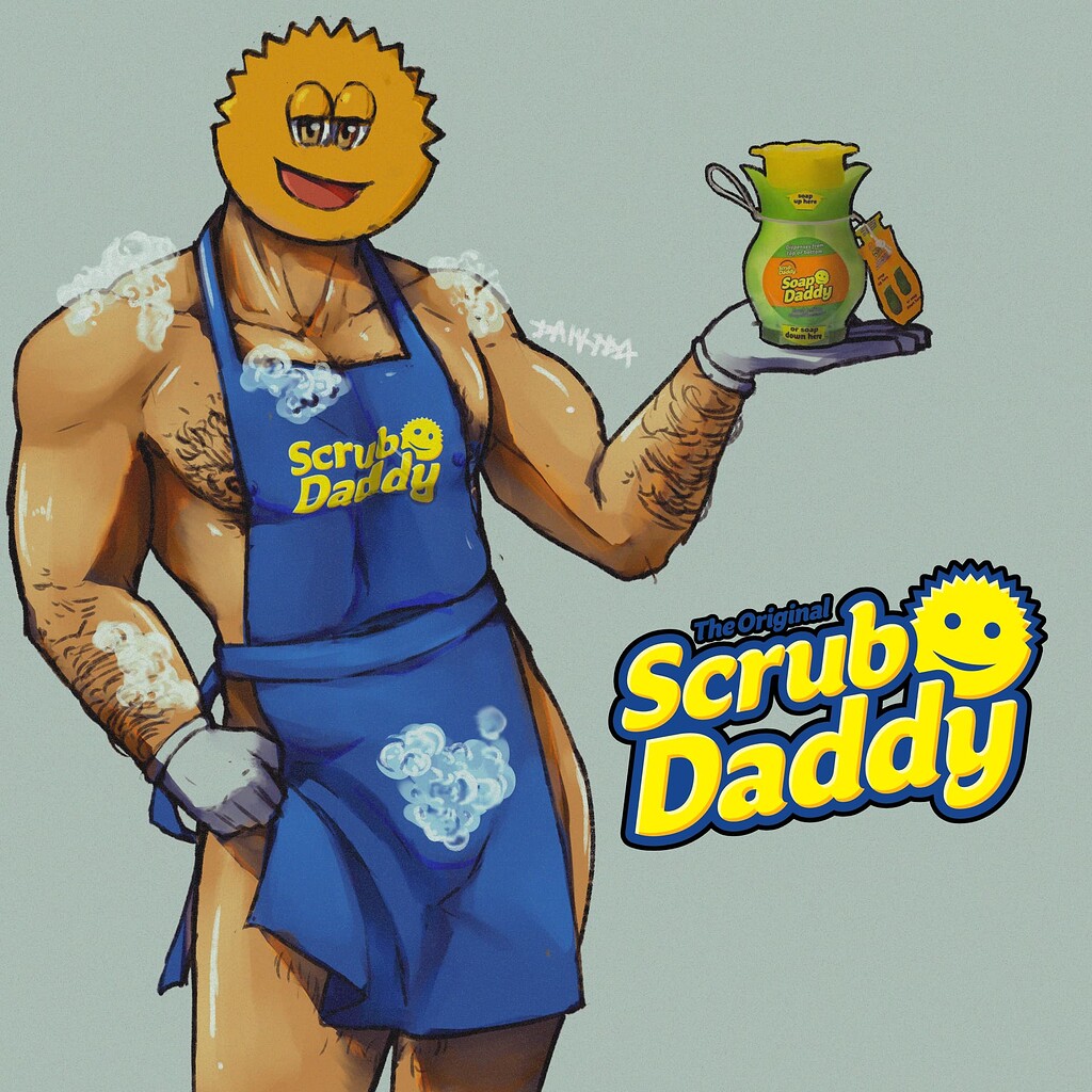 oh-scrub-daddy-finished-artworks-krita-artists