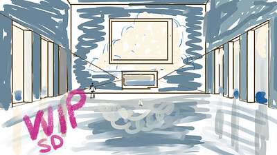 Krita Challenge 0626 Something Unexpected - Cloud Chamber WIPa