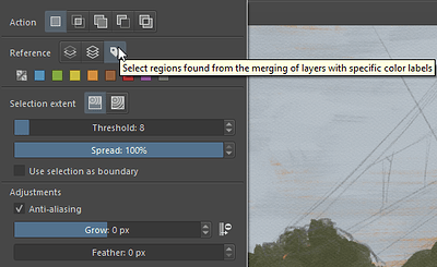 color quick settings