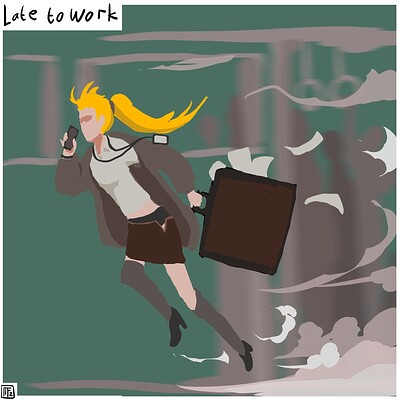Late_to_work_Daily_Spitpaint
