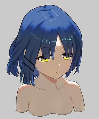Ryo_hair_shading_practice