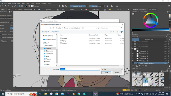 Krita wont fully render my timelapse - General Questions - Krita Artists