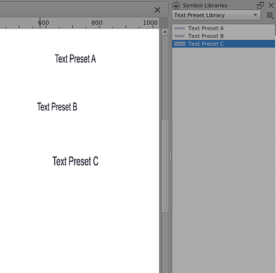 Text Preset Library