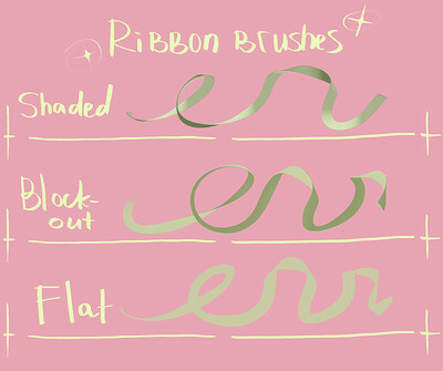 Ribbon brushes