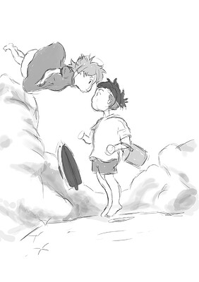 ponyo sketch