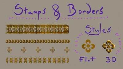 Stamps and Borders Demo Page