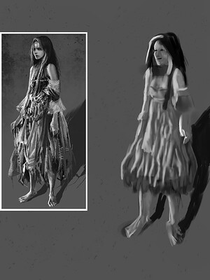 Dark Souls II concert art woman