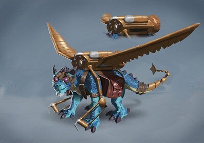 dragon jetpack courier concept