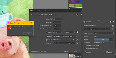 export-error-ffmpeg