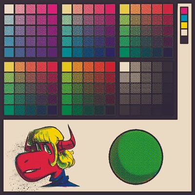 PUPLAROID CMYK COLOUR REF