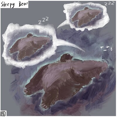 Sleepy_bear_Daily_Spitpaint