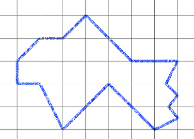 Stroked vector shape