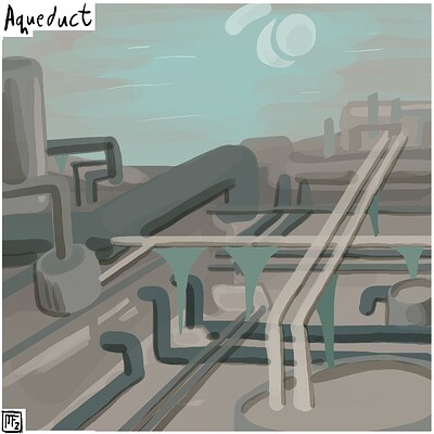 Aqueduct_Daily_Spitpaint
