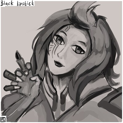 Black_lipstick_Daily_Spitpaint