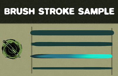 BRUSH STROKE SAMPLE GROUP - 003.5